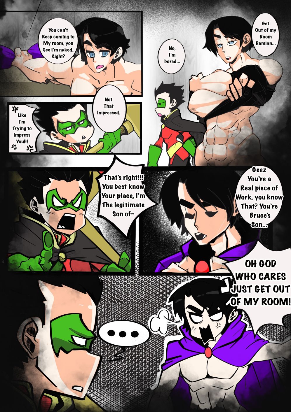 Teen Titans Transformation page 1 full