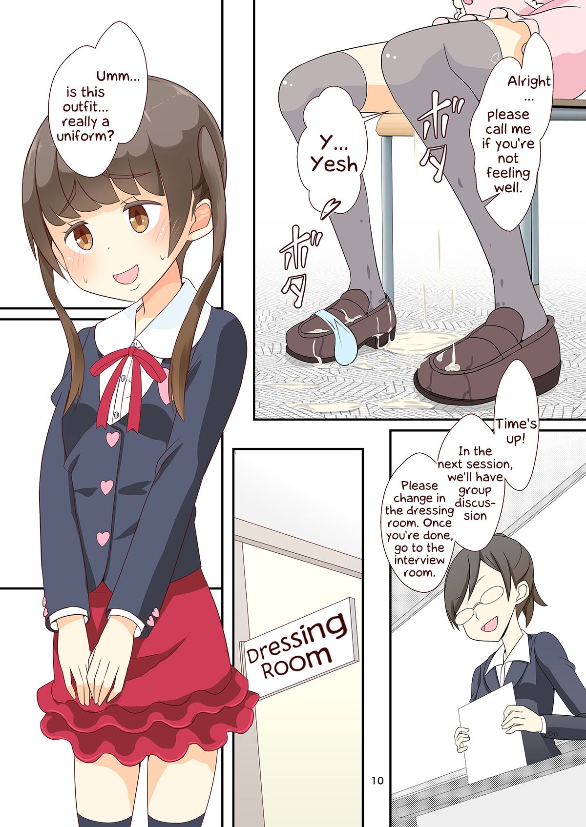 Sensei! Mogi Shiken de Jojisou Shitemite! | Sensei! Try dressing up like a little girl in a Mock Exam! page 12 full
