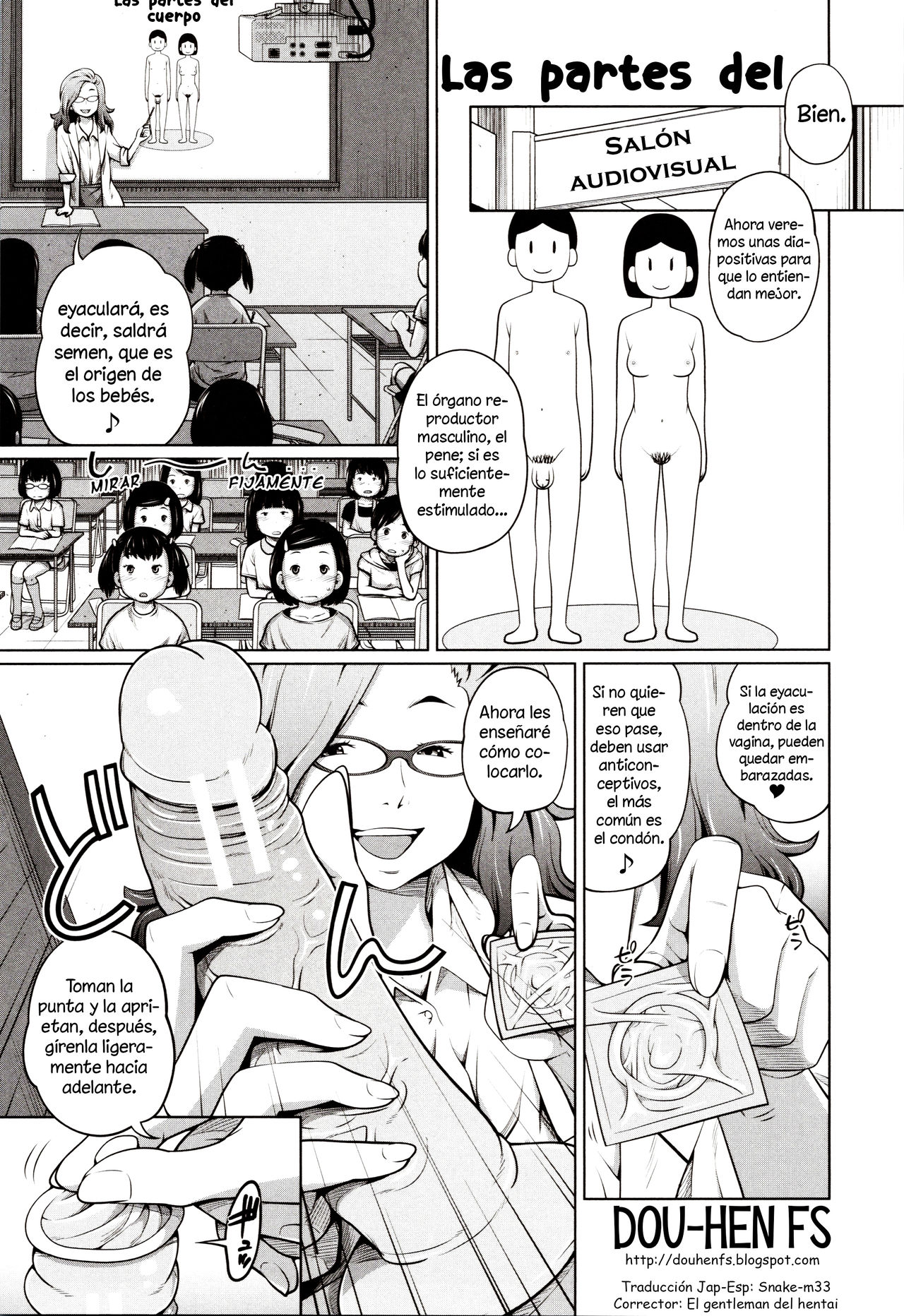 Hoken no Ojikan ♥ | Clase de salud ♥ page 1 full