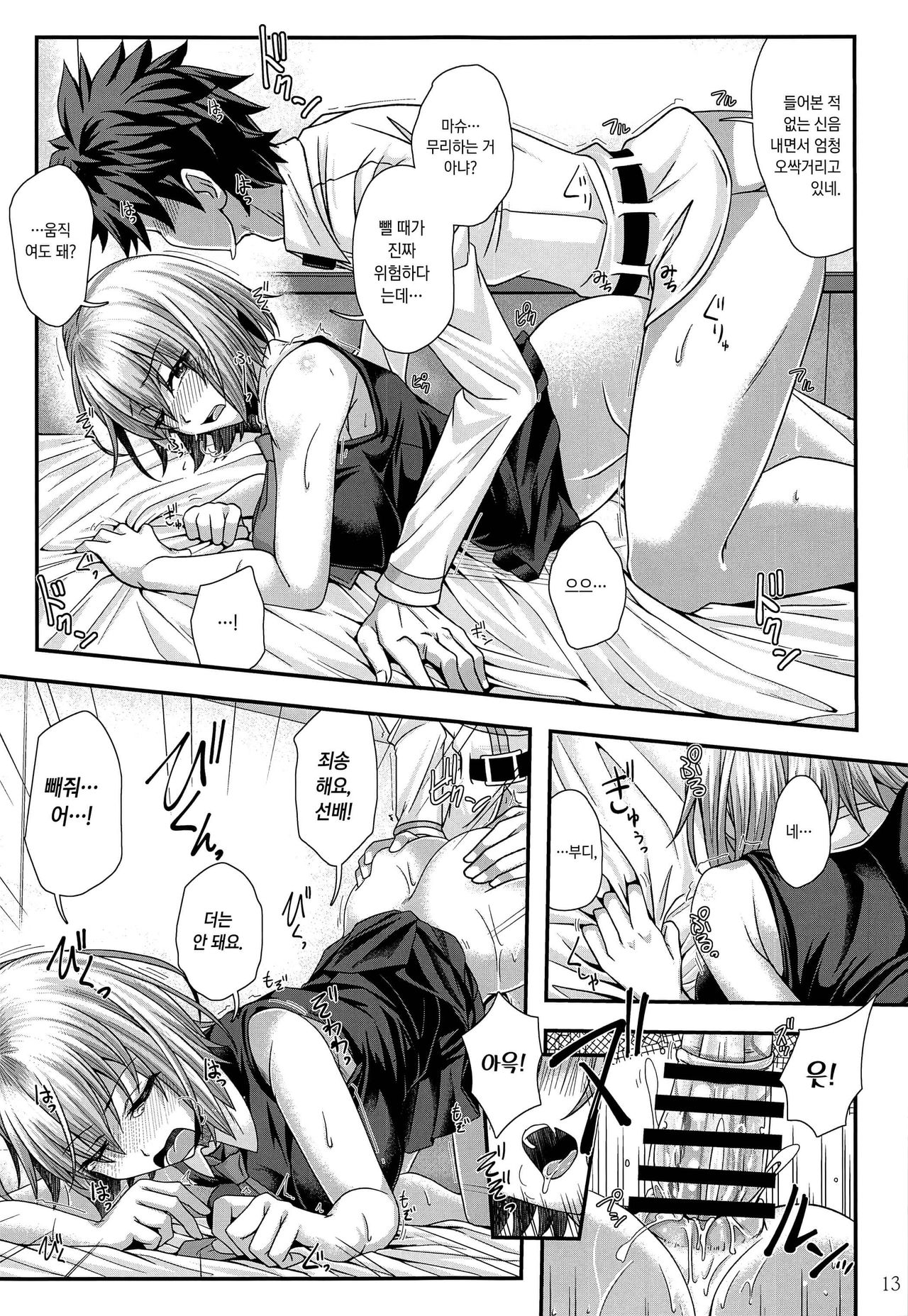 Mash to Torotoro Oshiri Ecchi | 마슈와 끈적끈적 엉덩이 섹스 page 12 full