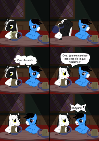 (m2mwk2) [Fallenwings] Night (My Little Pony FriendShip is Magic) [Spanish] cover