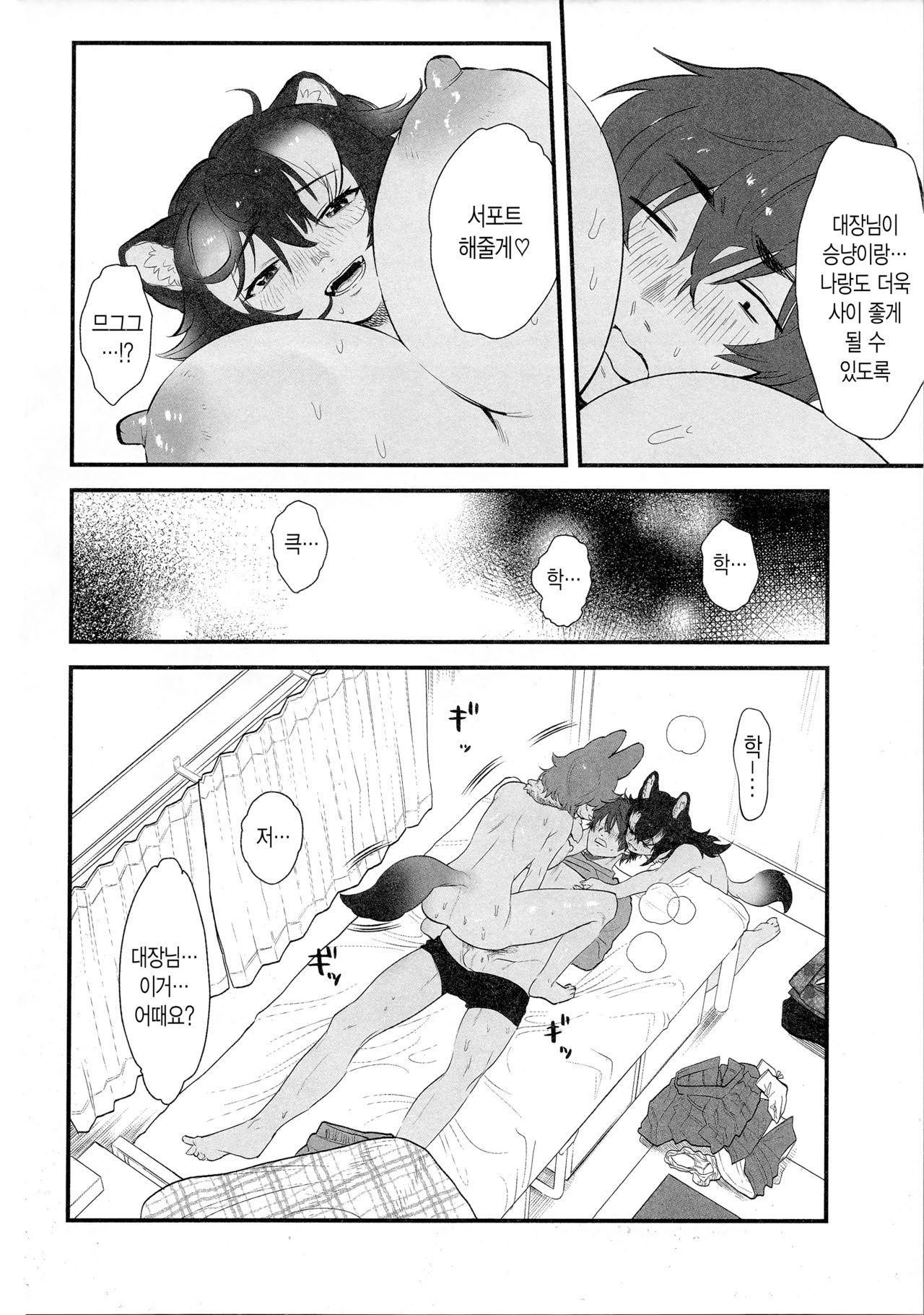 Taichou-san to DholeTai-chan | 대장님과 승냥회늑이 page 11 full