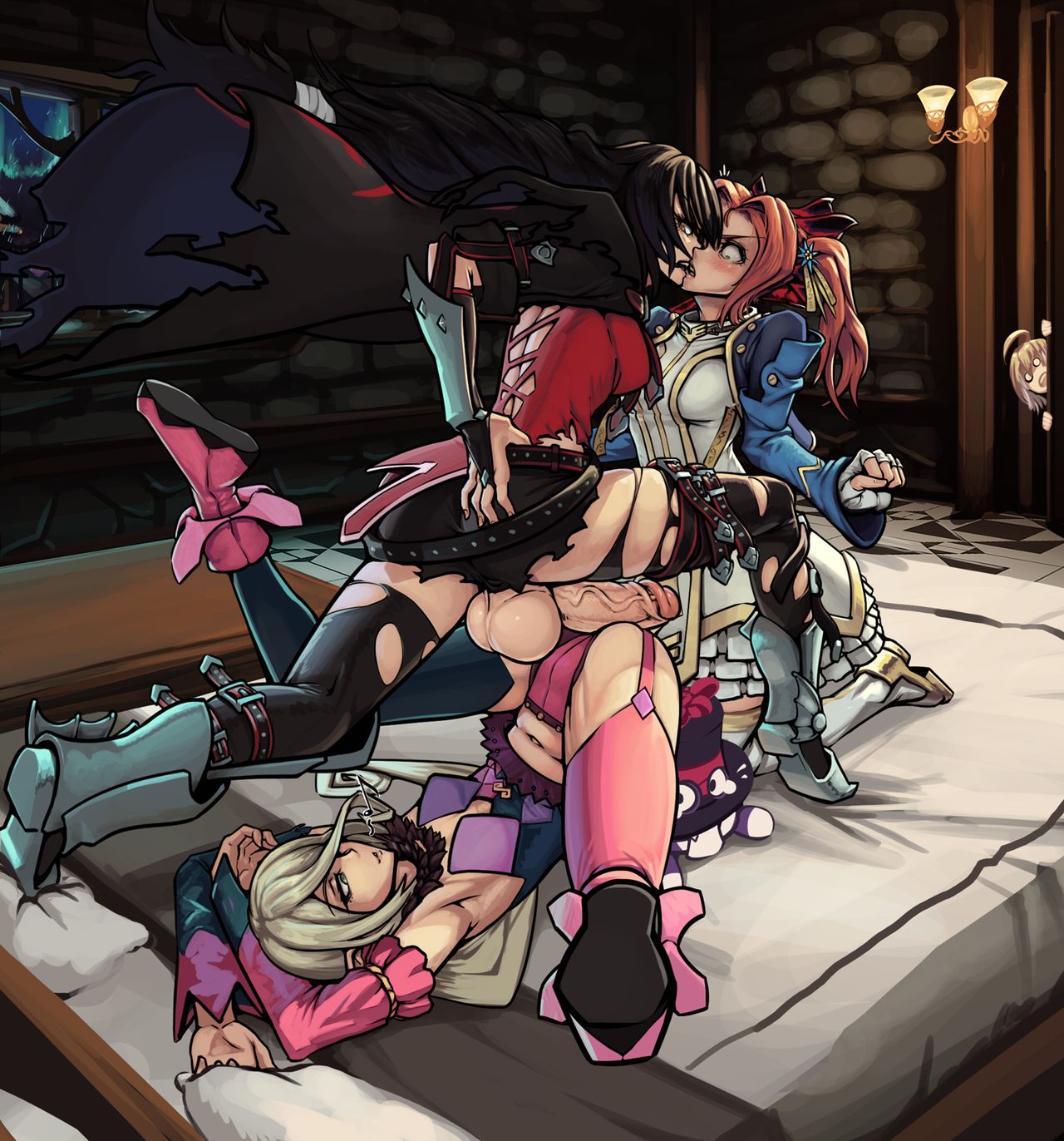 Futa Velvet x Magilou x Eleanor page 2 full