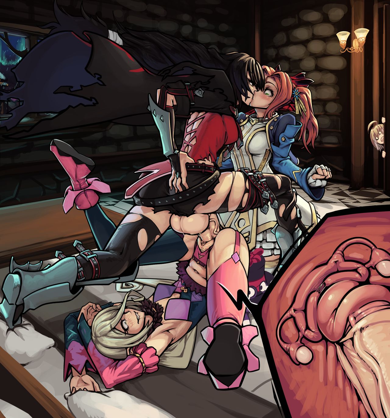 Futa Velvet x Magilou x Eleanor page 3 full