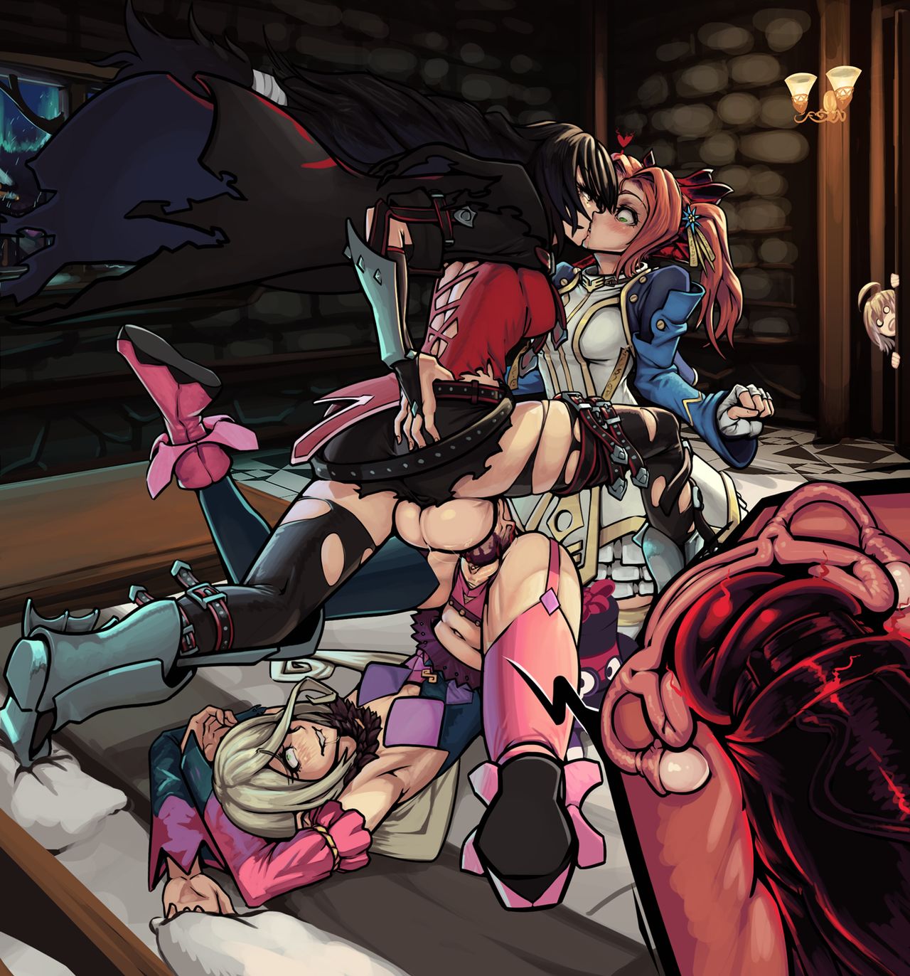 Futa Velvet x Magilou x Eleanor page 6 full
