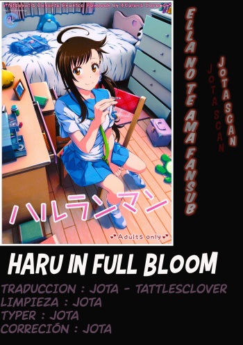 (C91) [3 Colors Corona (Suzuki Hinomi)] Haruranman | Haru in Full Bloom (Nisekoi) [Spanish] [Ella no te Ama Fansub + Jota Scan] cover