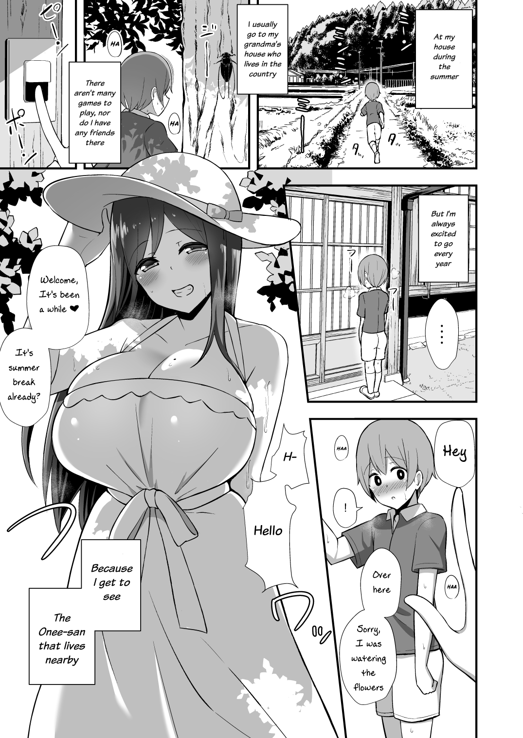 Shiro OnePi Onee-san to Babubabu Inaka Ecchi page 2 full