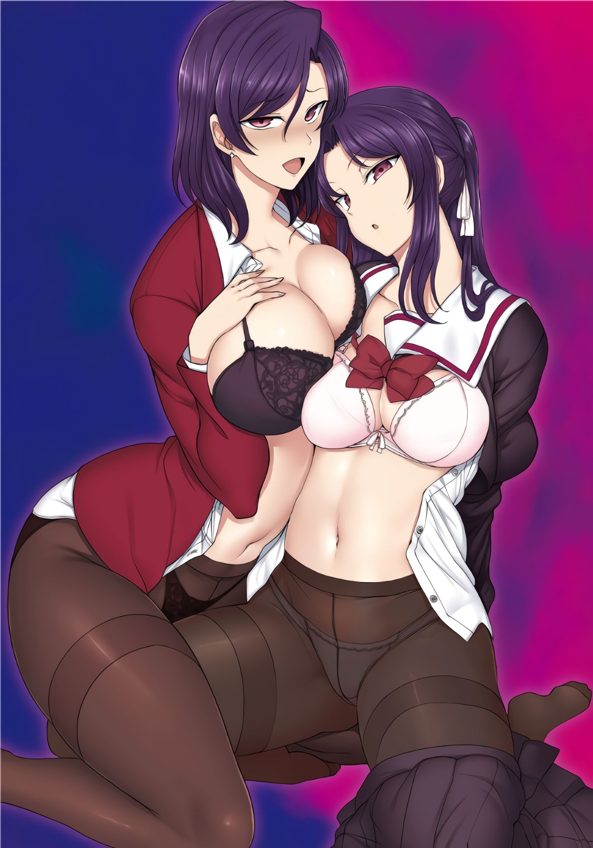 Saimin Gakushuu Himemiya Tsukino to Himemiya Ryouka, Oyako Seifuku | 최면성지도 - 히메미야 츠키노와 히메미야 료카 모녀정복 page 2 full
