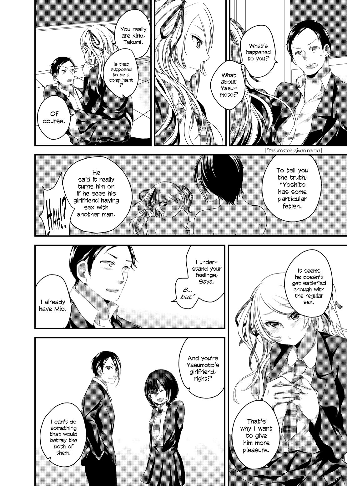 Netorase Bitch ~Kareshi no Tame ni Hoka no Otoko de Ikikuruu Joshikousei.~ page 11 full