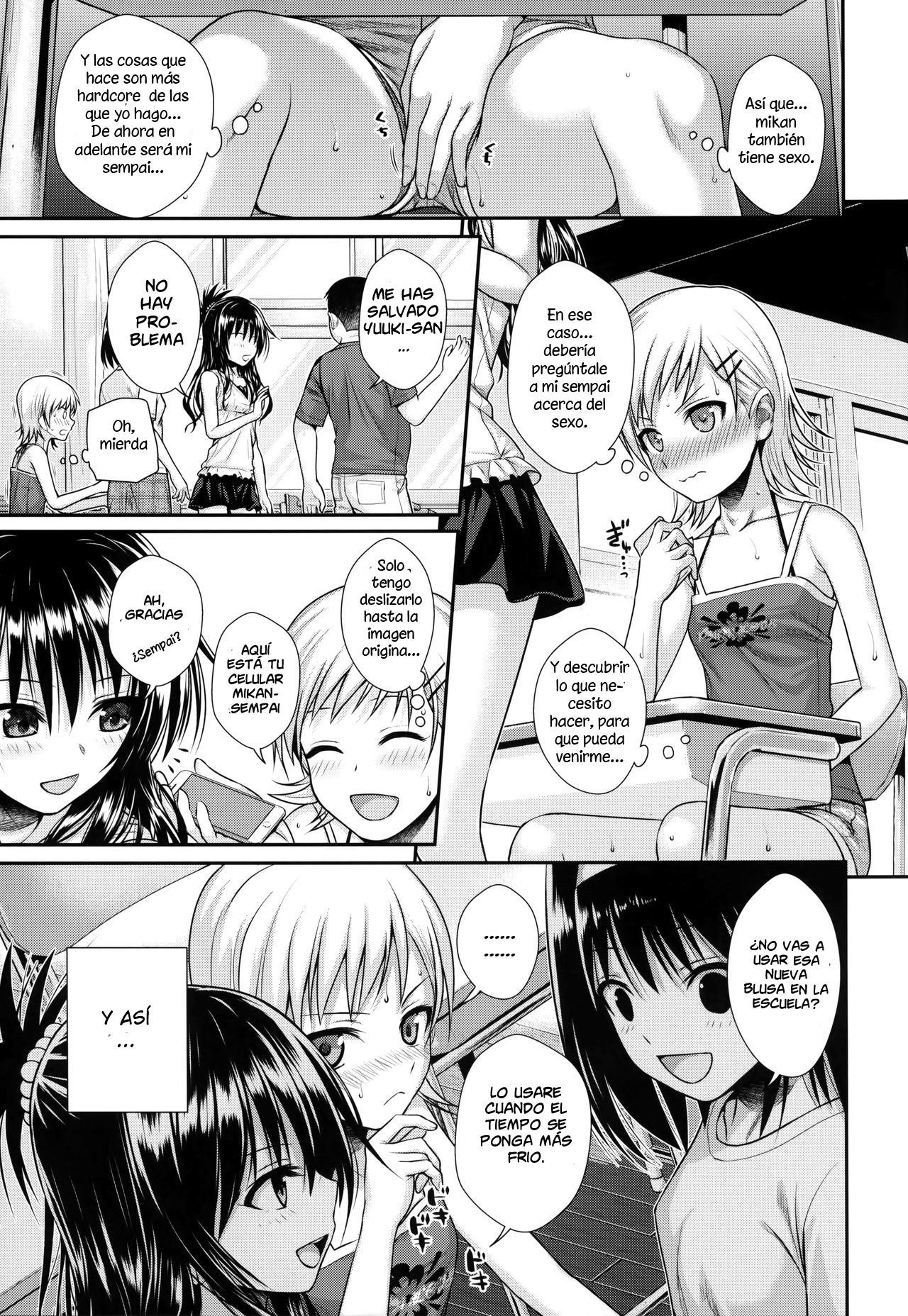 Oshiete! Mikan Senpai | Enseñame mikan-sempai page 12 full