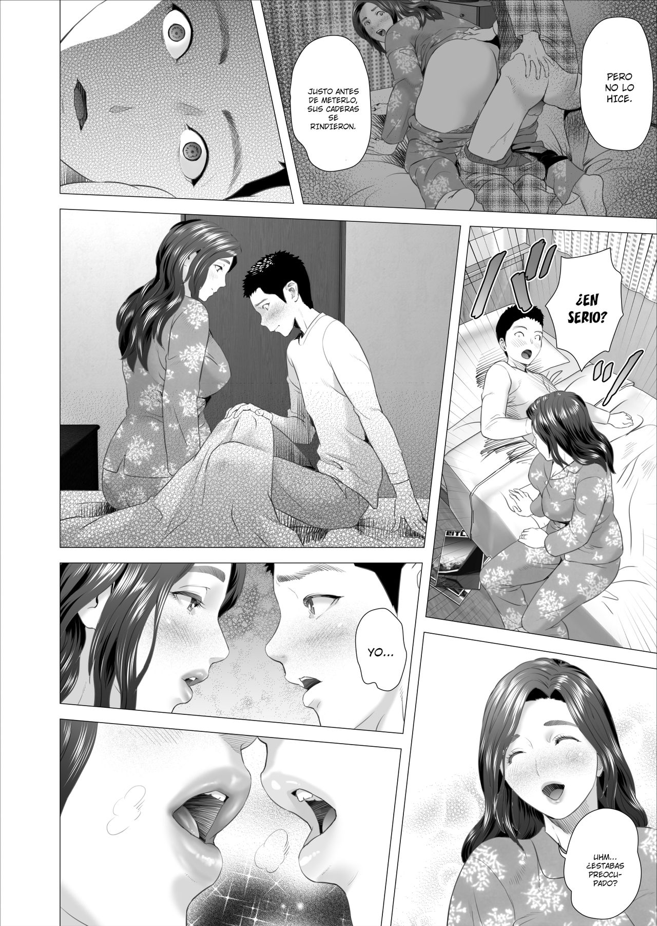 Kinjo Yuuwaku Musuko ni Otto no Soba de Dakareru Haha Hen | Neighborhood Seduction. Son Making Love to His Mother Beside Her Husband page 8 full
