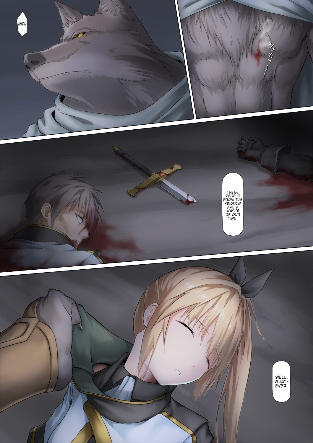 Juujin ni Torawareta Onna Kishi no Junan page 5 full