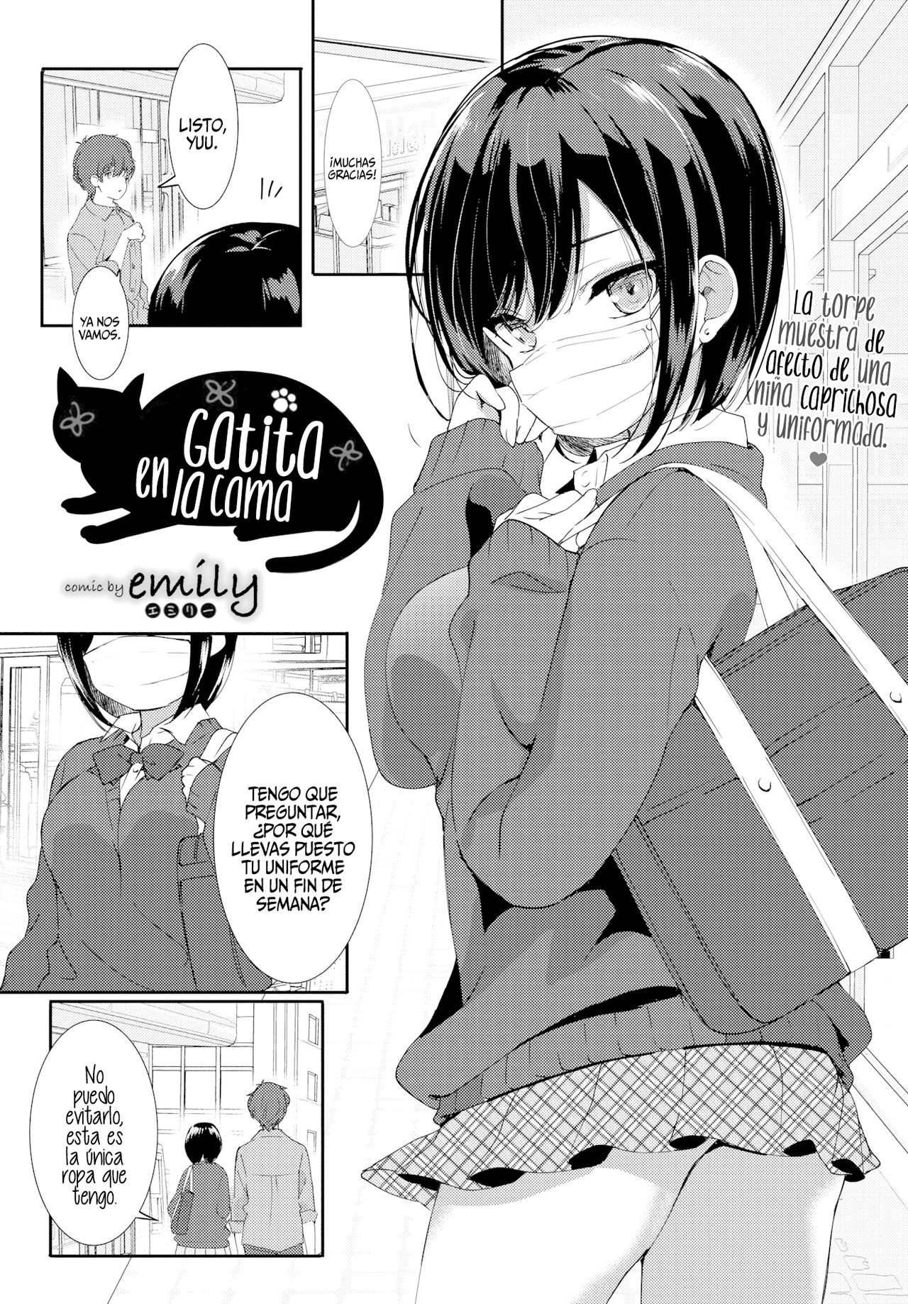 Bed no Koneko-chan | Gatita en la Cama page 1 full