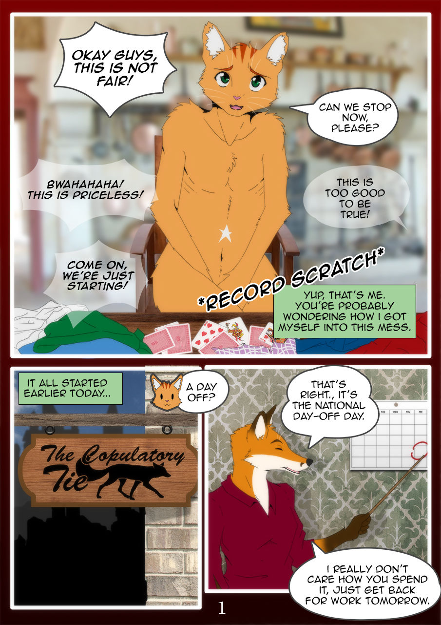 Copulatory Ties Chapter 8: Not-So-Relaxing Day-Off page 2 full