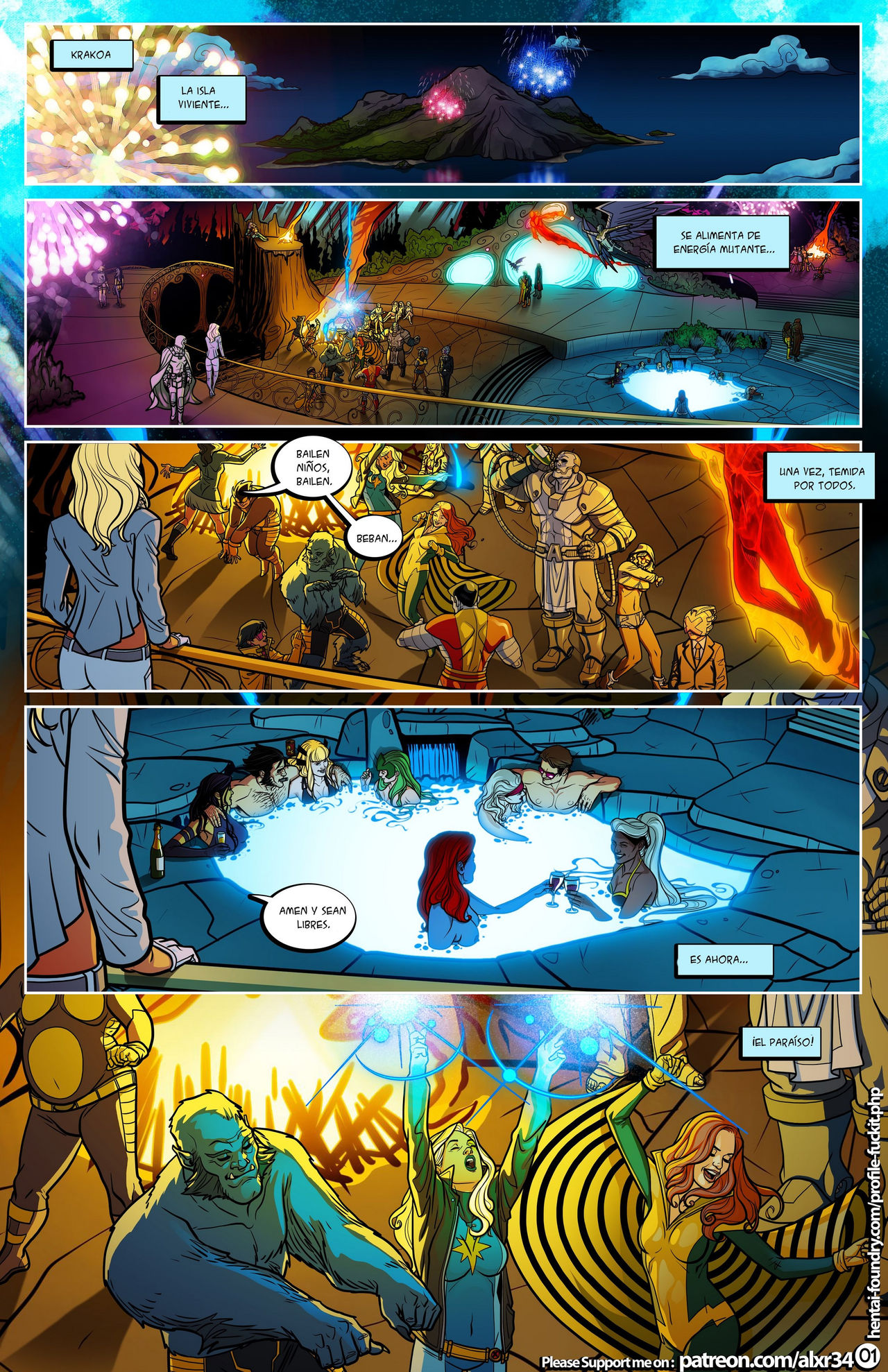 X-men: Bacchanalia page 3 full