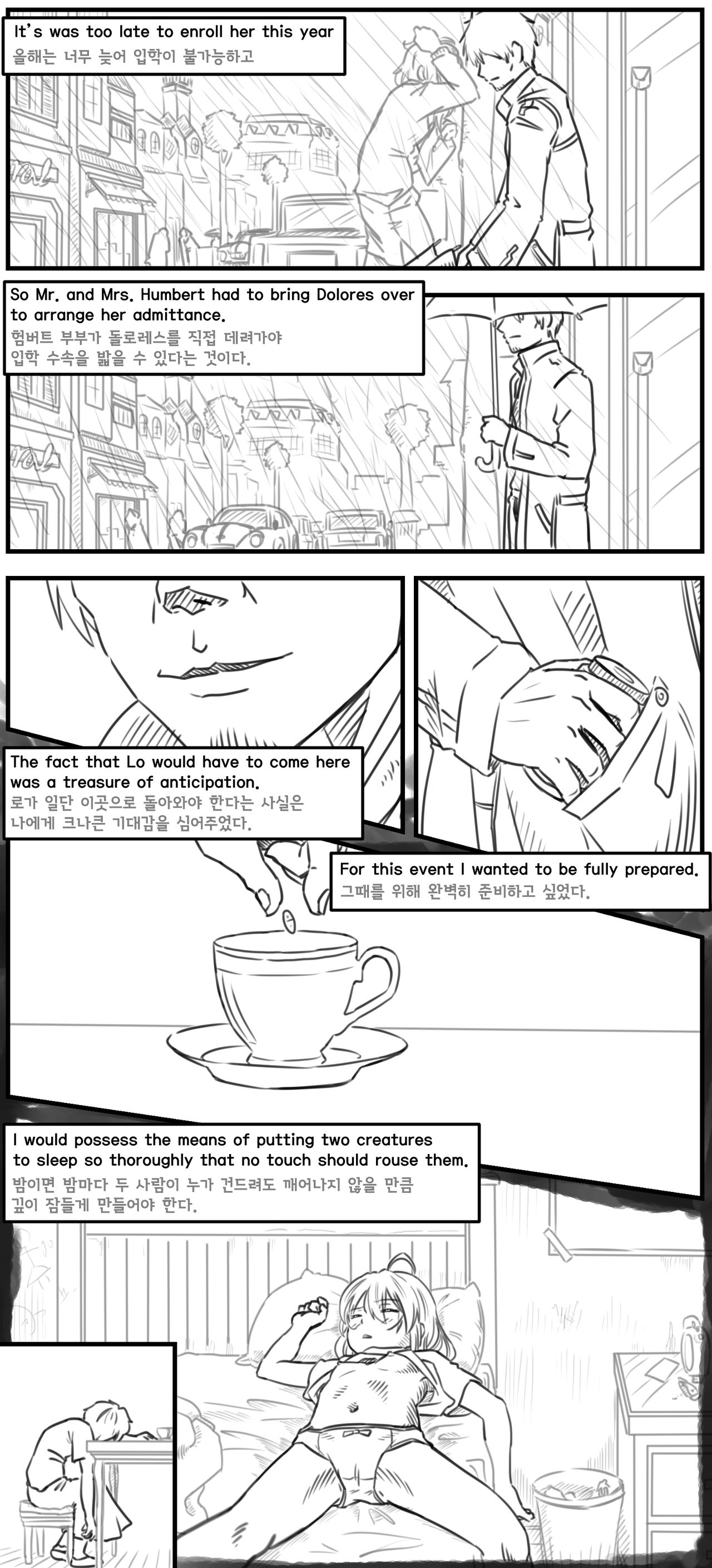 Lolita Comicalized #08 | 만화로 쉽게 읽는 롤리타 #08 page 3 full