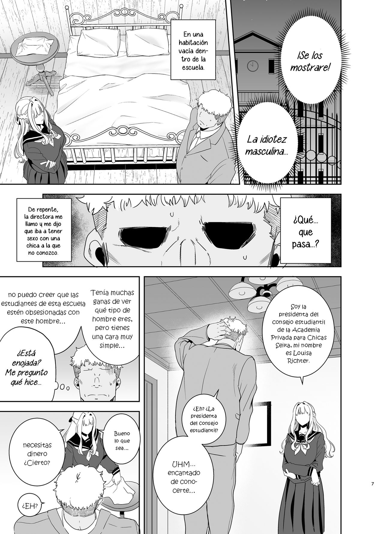 Seika Jogakuin Koutoubu Kounin Sao Oji-san 4 page 6 full