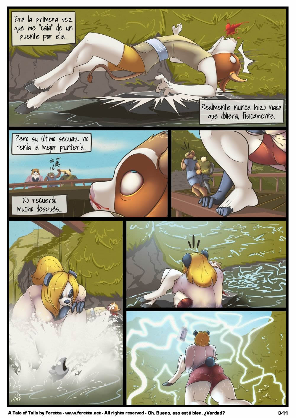 A Tale of Tails: Capitulos 3 Arraigada en Pesadillas page 12 full