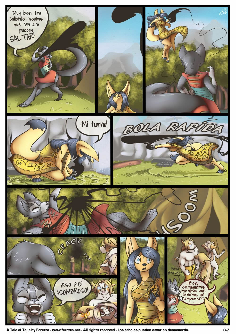 A Tale of Tails: Capitulos 3 Arraigada en Pesadillas page 8 full