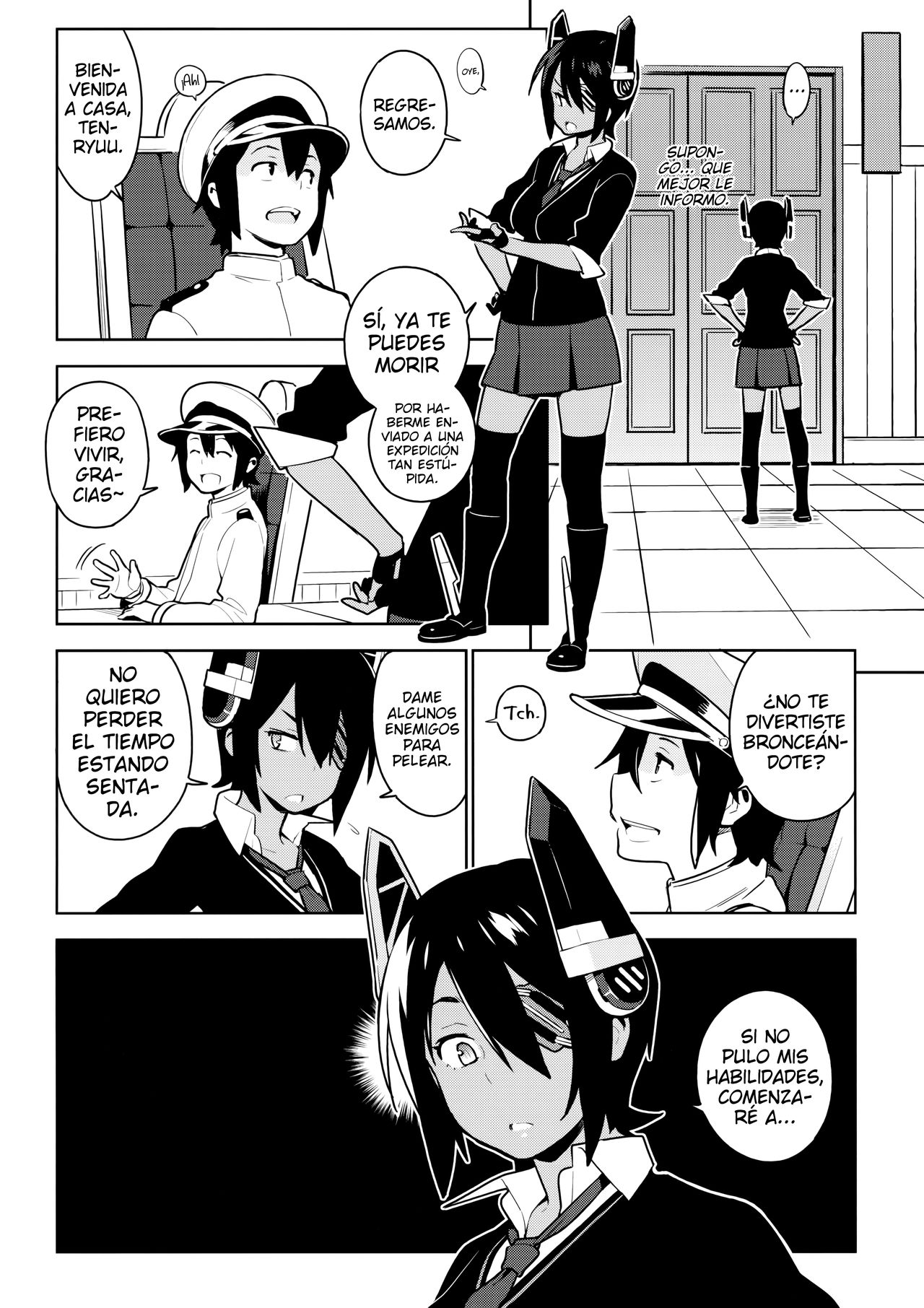 Tenryuu wa Gobusata desu | Ha Pasado un Tiempo para Tenryuu page 12 full