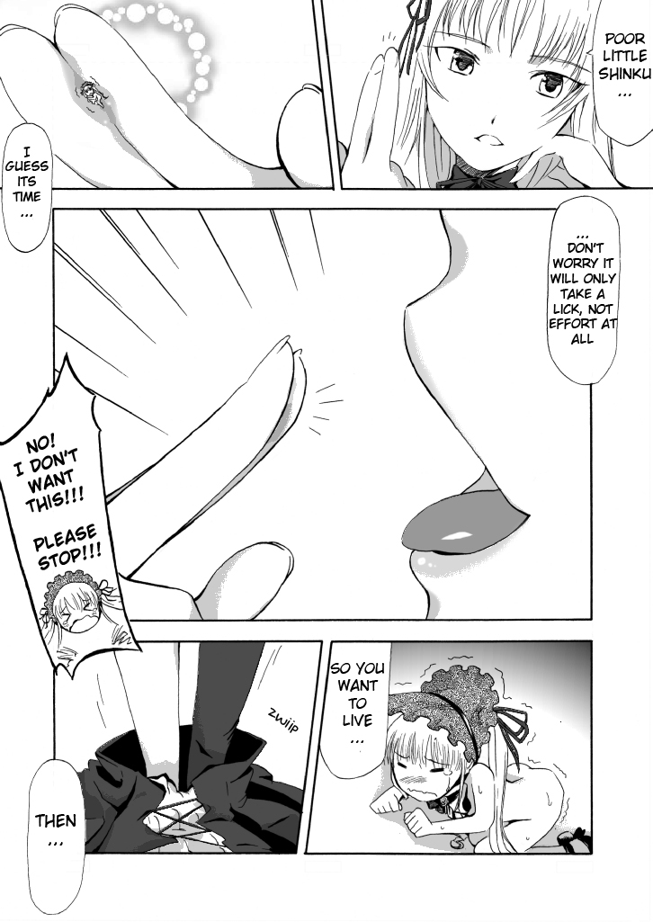 Rozen Maiden - Suigintou Size Fetish Doujin page 11 full