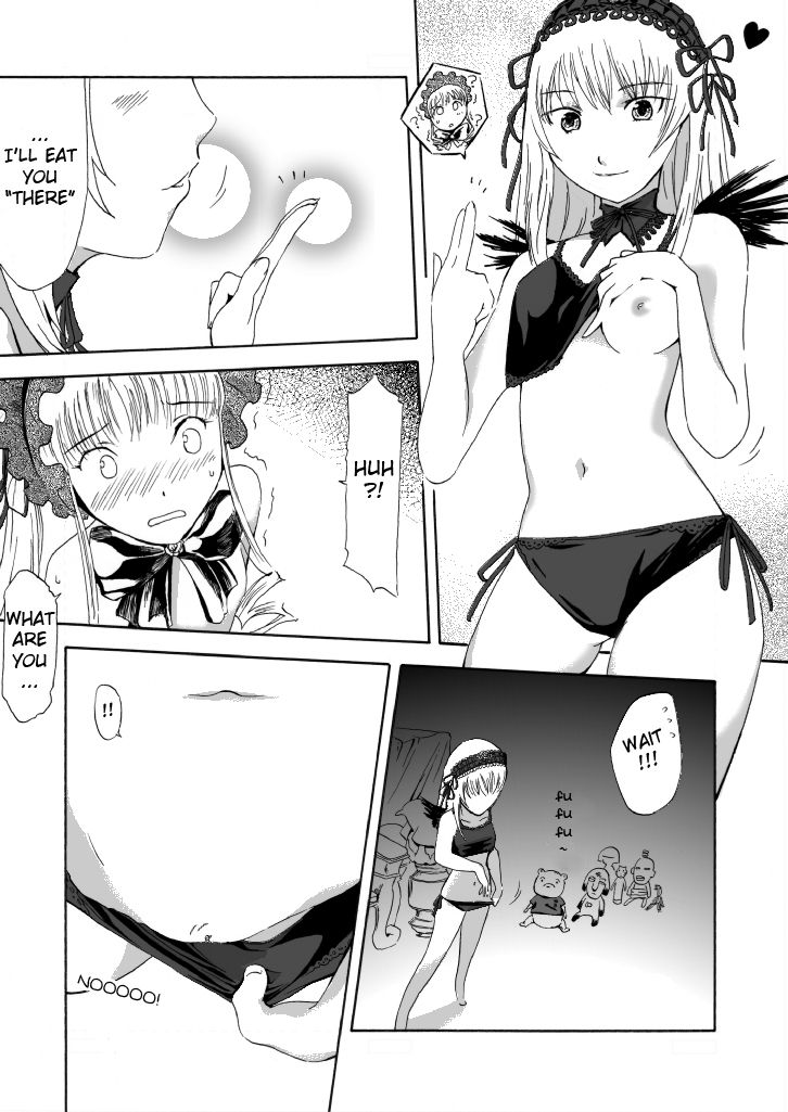 Rozen Maiden - Suigintou Size Fetish Doujin page 12 full