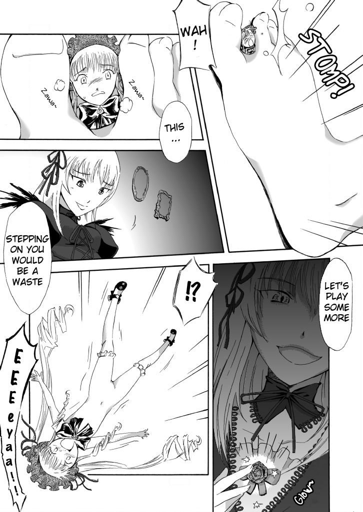 Rozen Maiden - Suigintou Size Fetish Doujin page 9 full