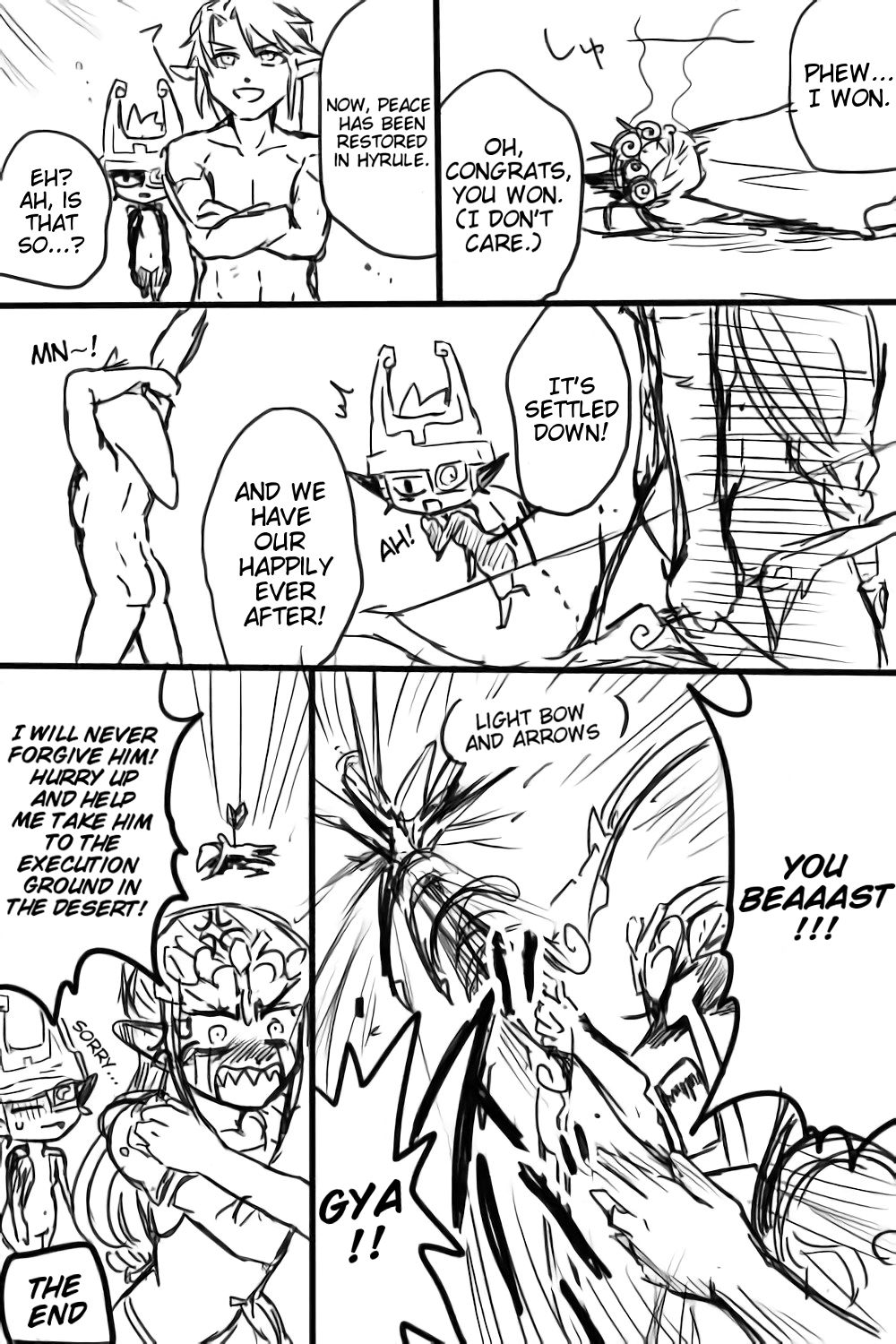 Zelda-san to Shoubu Shiyo! | A fight with Zelda! page 11 full