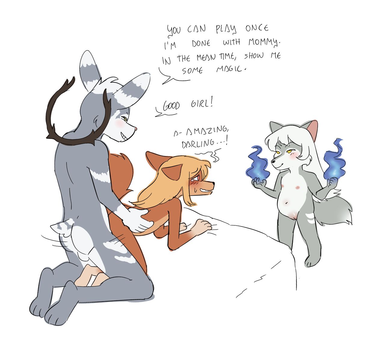 Not in front of her! page 3 full