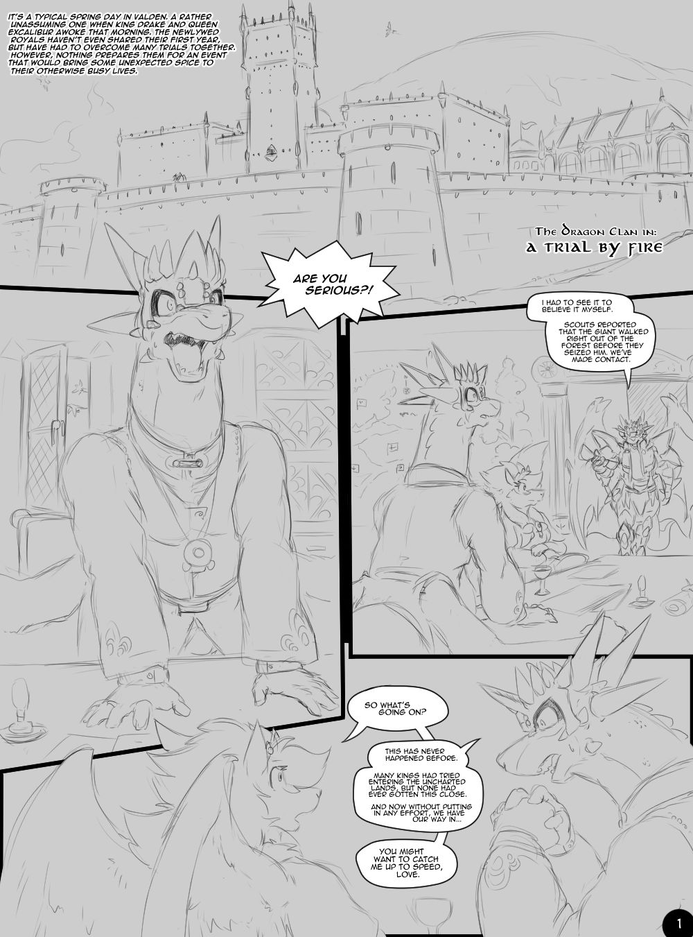 A Trial by Fire page 1 full