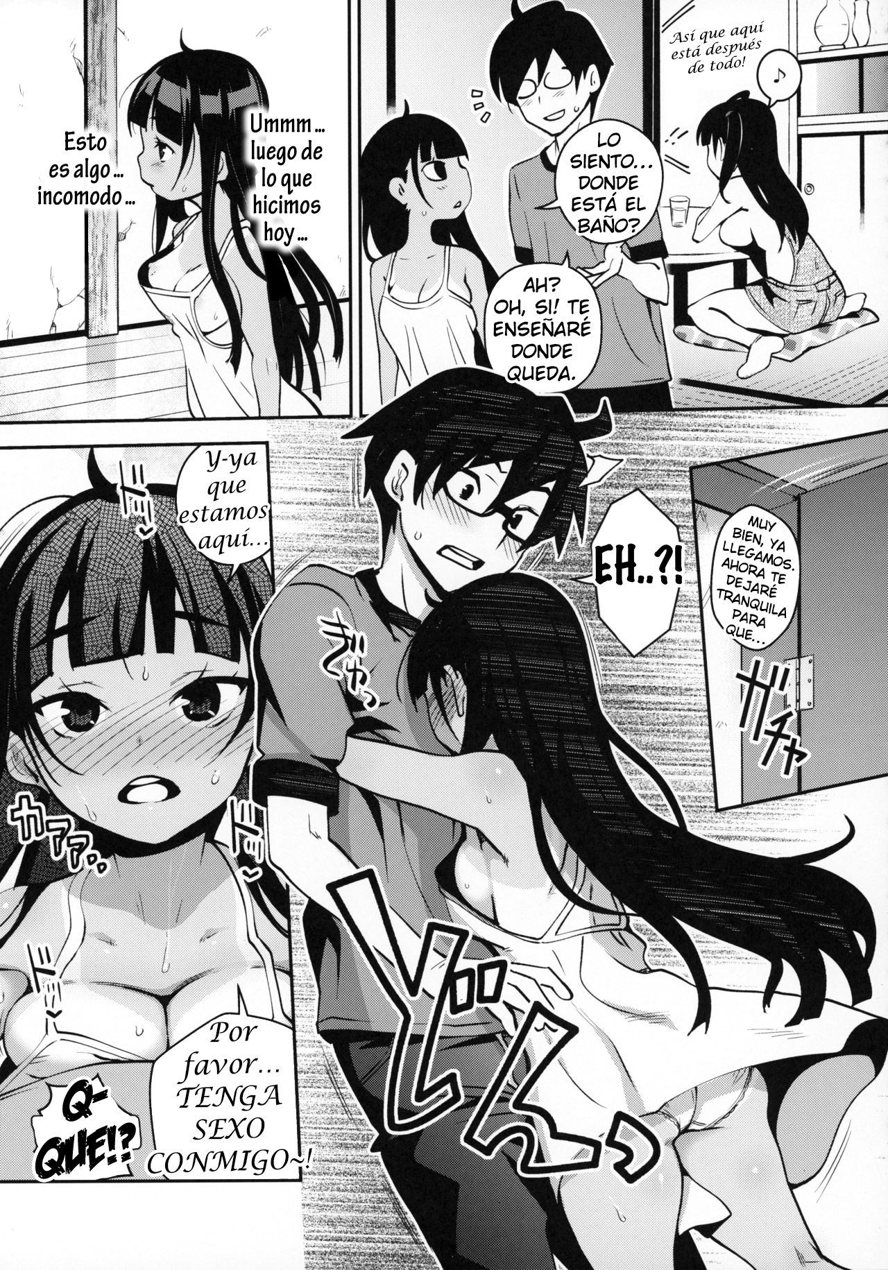 Inakax 4! Itoko no Anzu-chan to Nakayoshi 3P Hen | Inakax 4! Skinship with my cousin, Anzu-Chan 3P-Hen page 12 full