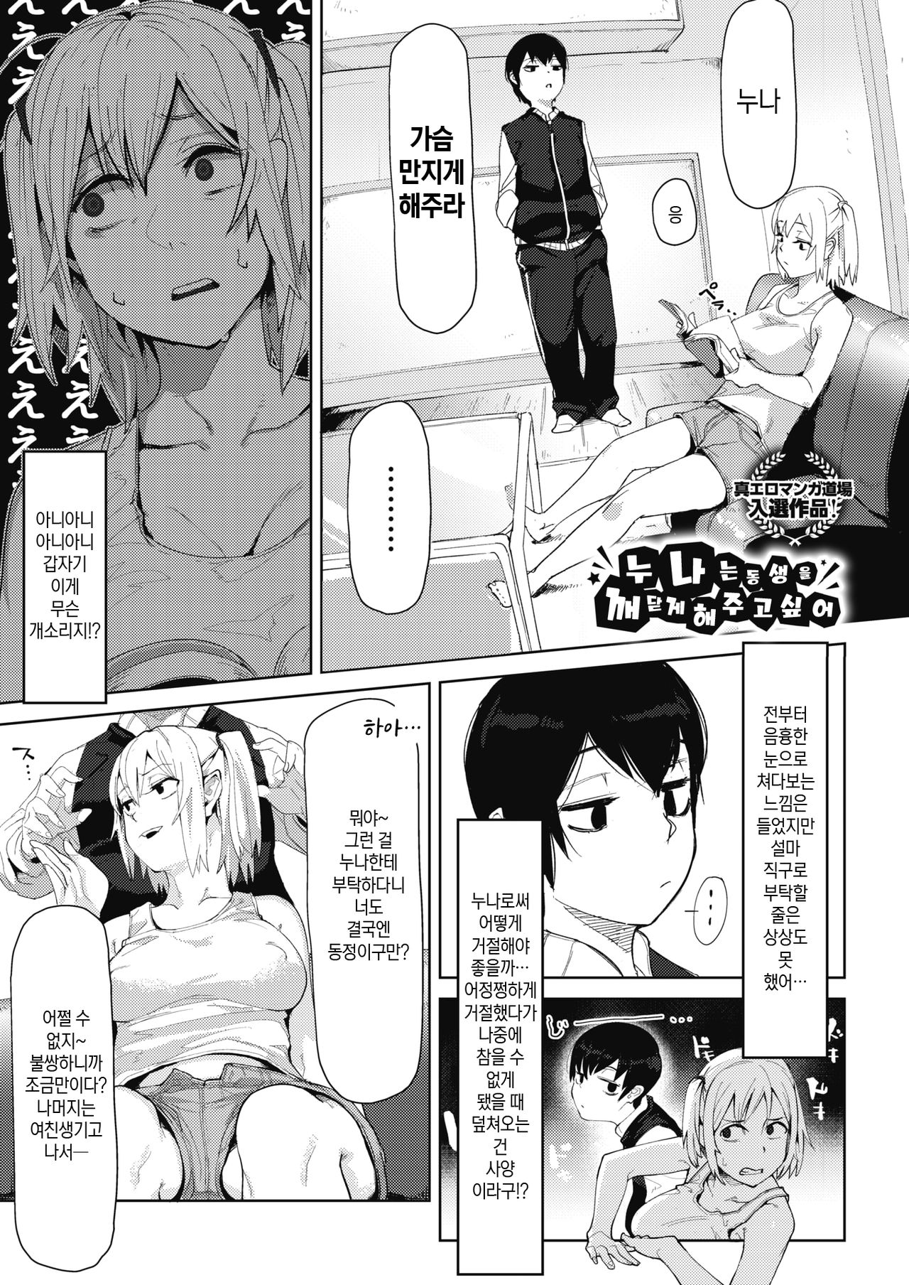 Onee-chan wa Otouto o Wakarasetai 누나는 동생을 깨닫게 해주고 싶어 page 1 full
