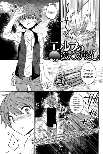 [Makuro] Elf no Ongaeshi (COMIC JSCK Vol. 2) [Russian] [Скульптор] cover