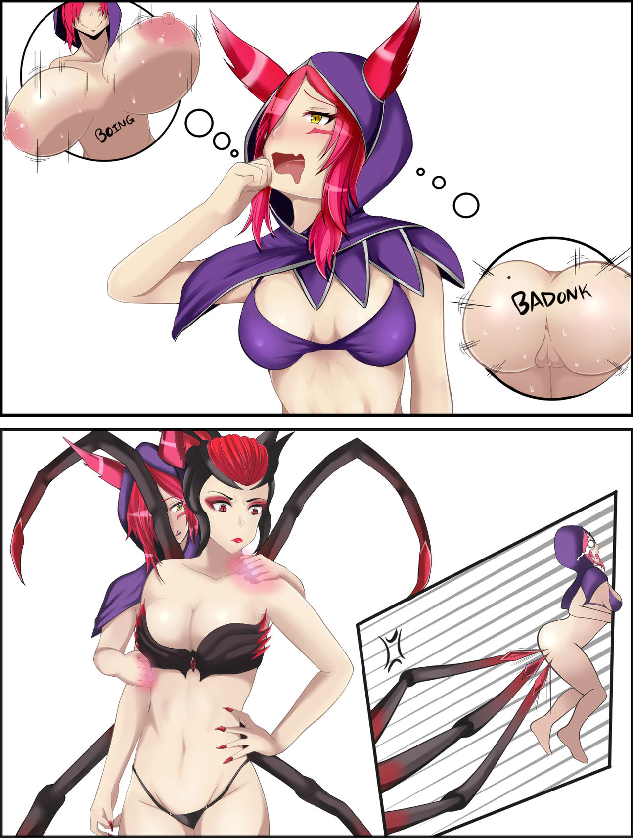 Elise x Shyvana page 1 full
