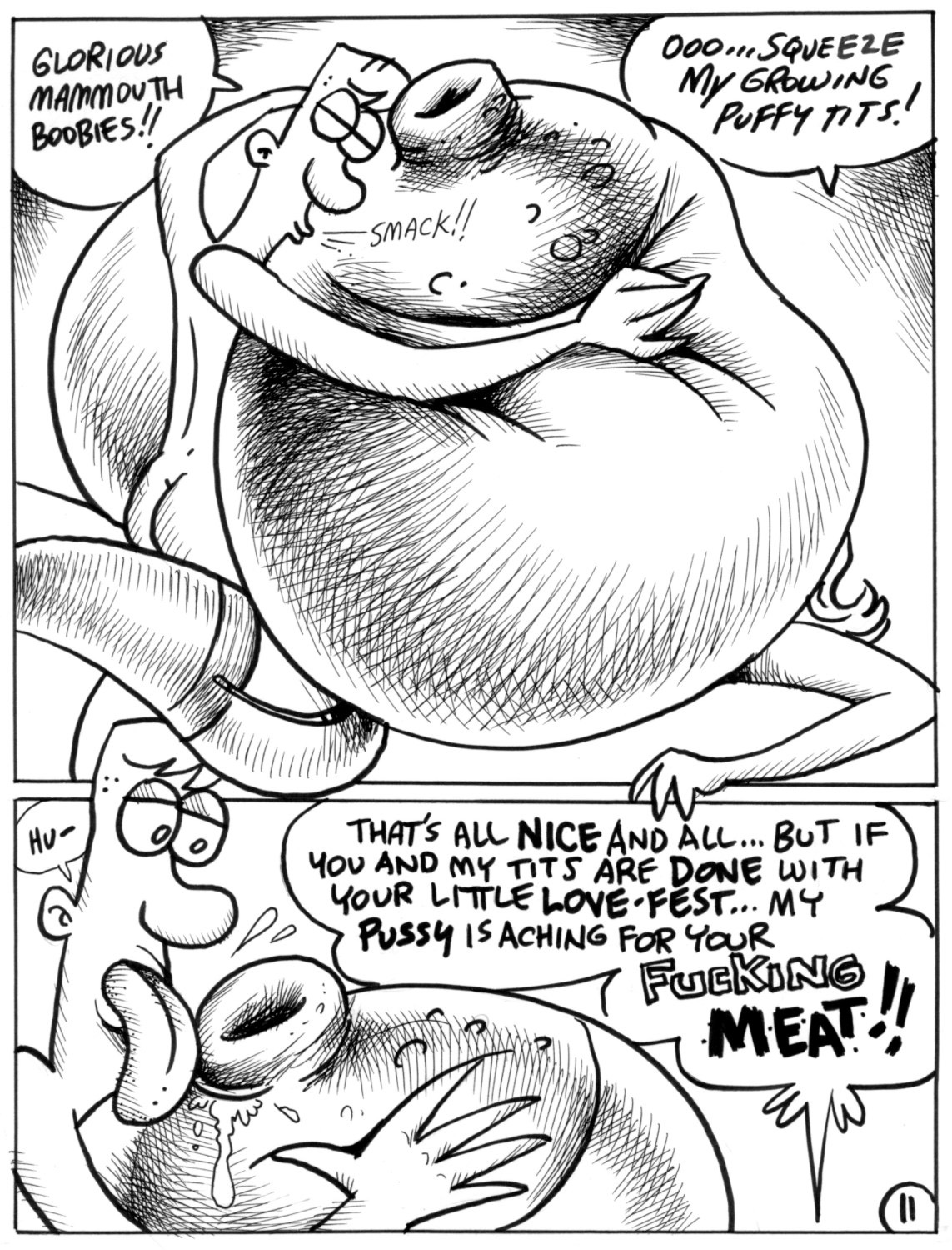 “Flat Janet” - stand alone comic 18 pages page 12 full
