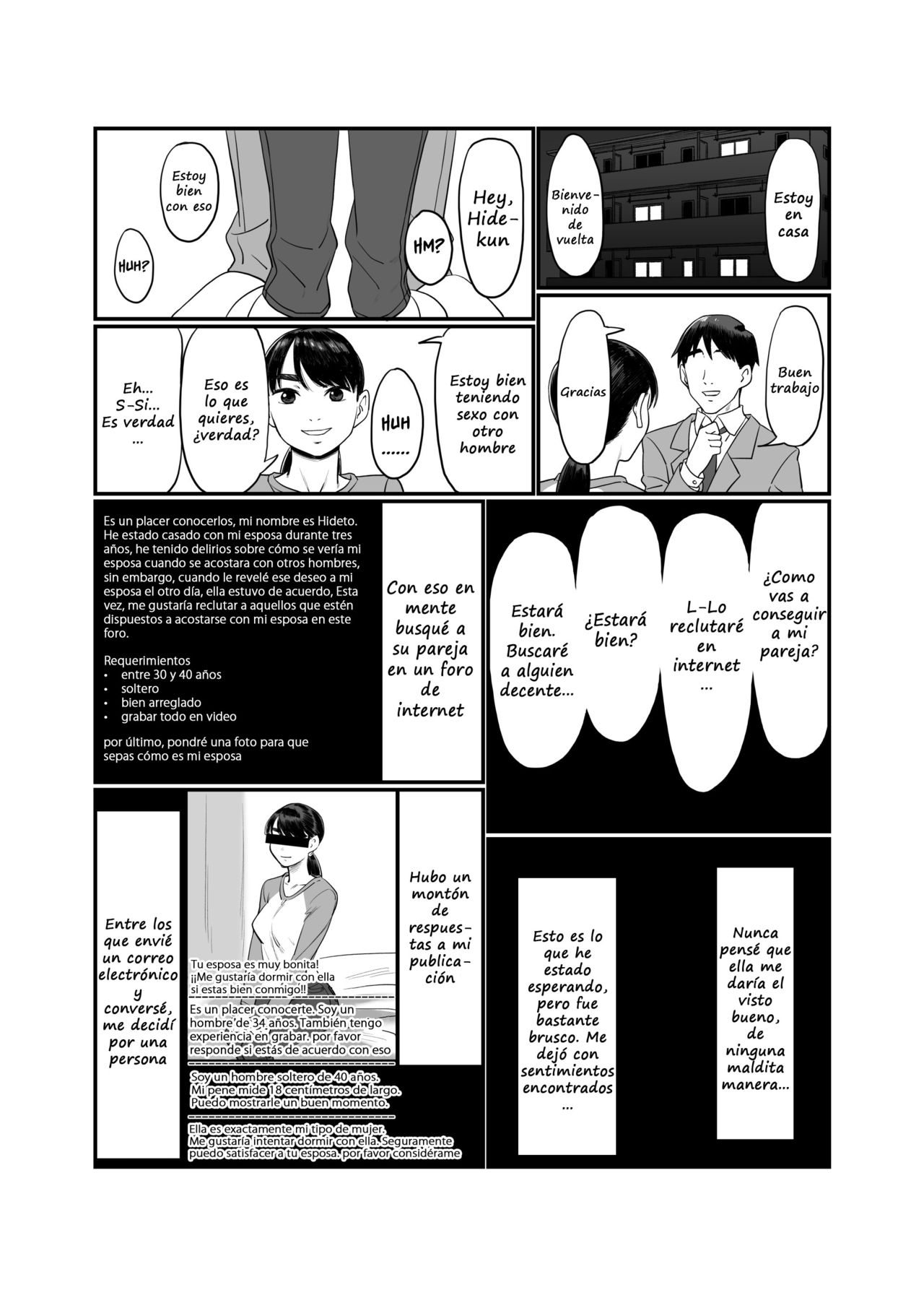 Tsuma o Dakaseru Otto-tachi | Husbands Who Let Their Wives Sleep Around page 6 full