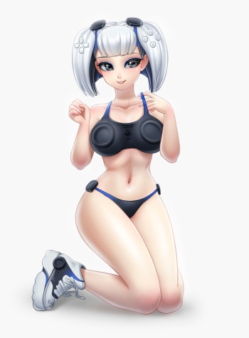 [Racoonkun] DualSenseChan gamepad cover