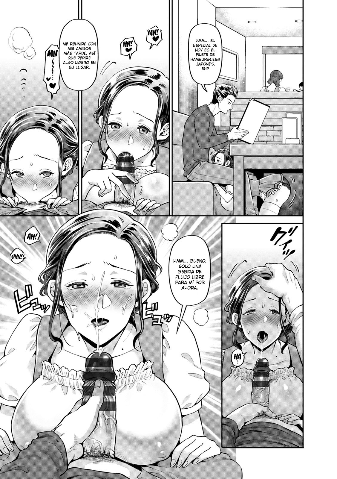 Hitozuma Waitress -Waisetsu Full Course- | Wife Waitress -Obscene Full Course- page 7 full