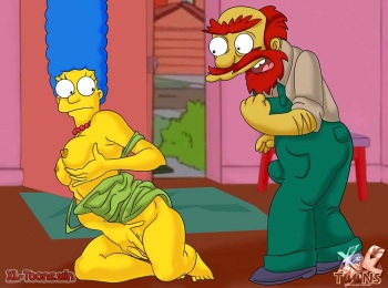 [XL-Toons] - Marge Cheating On Homer With Willy (The Simpsons) cover