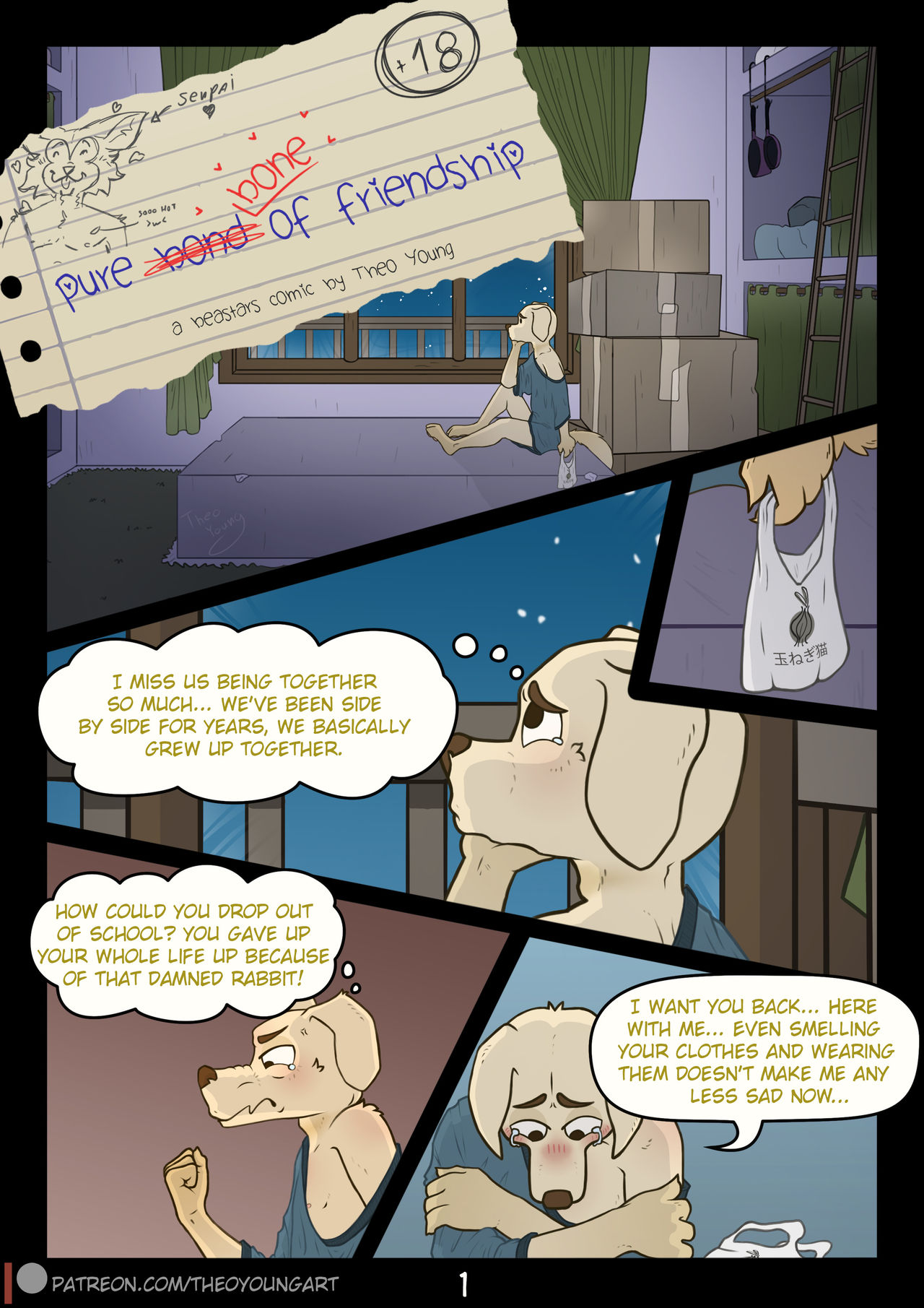 Pure Bone of Friendship End Comic page 1 full