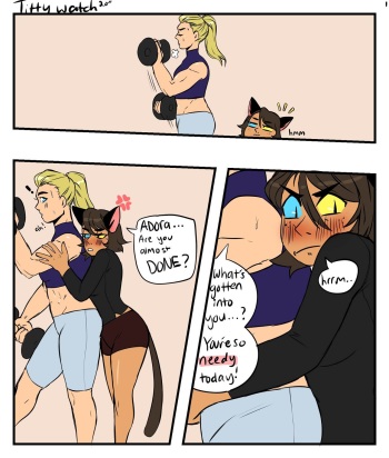 [tittywatch] After Workout (She-ra and the princesses of power) cover