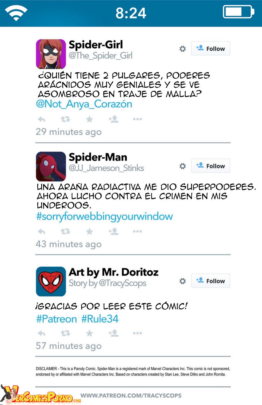 Spiderfappening page 2 full