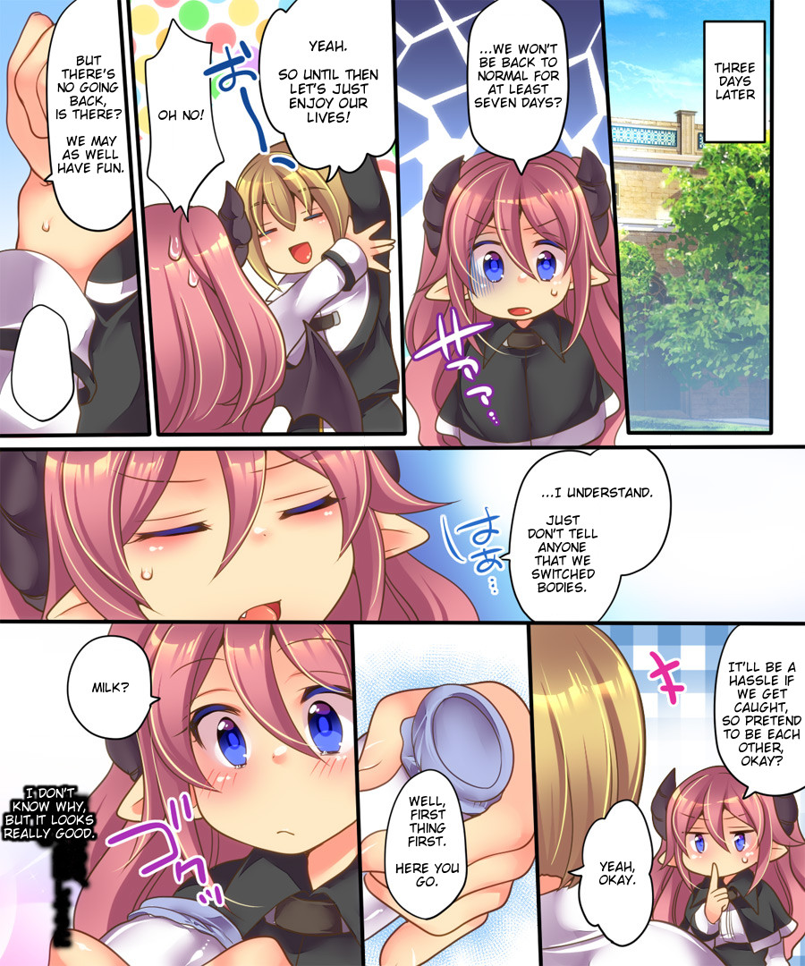 Soshite Tenshi-kun to Succubus-chan wa Irekawaru | Angel-kun and Succubus-chan are Swapped page 11 full
