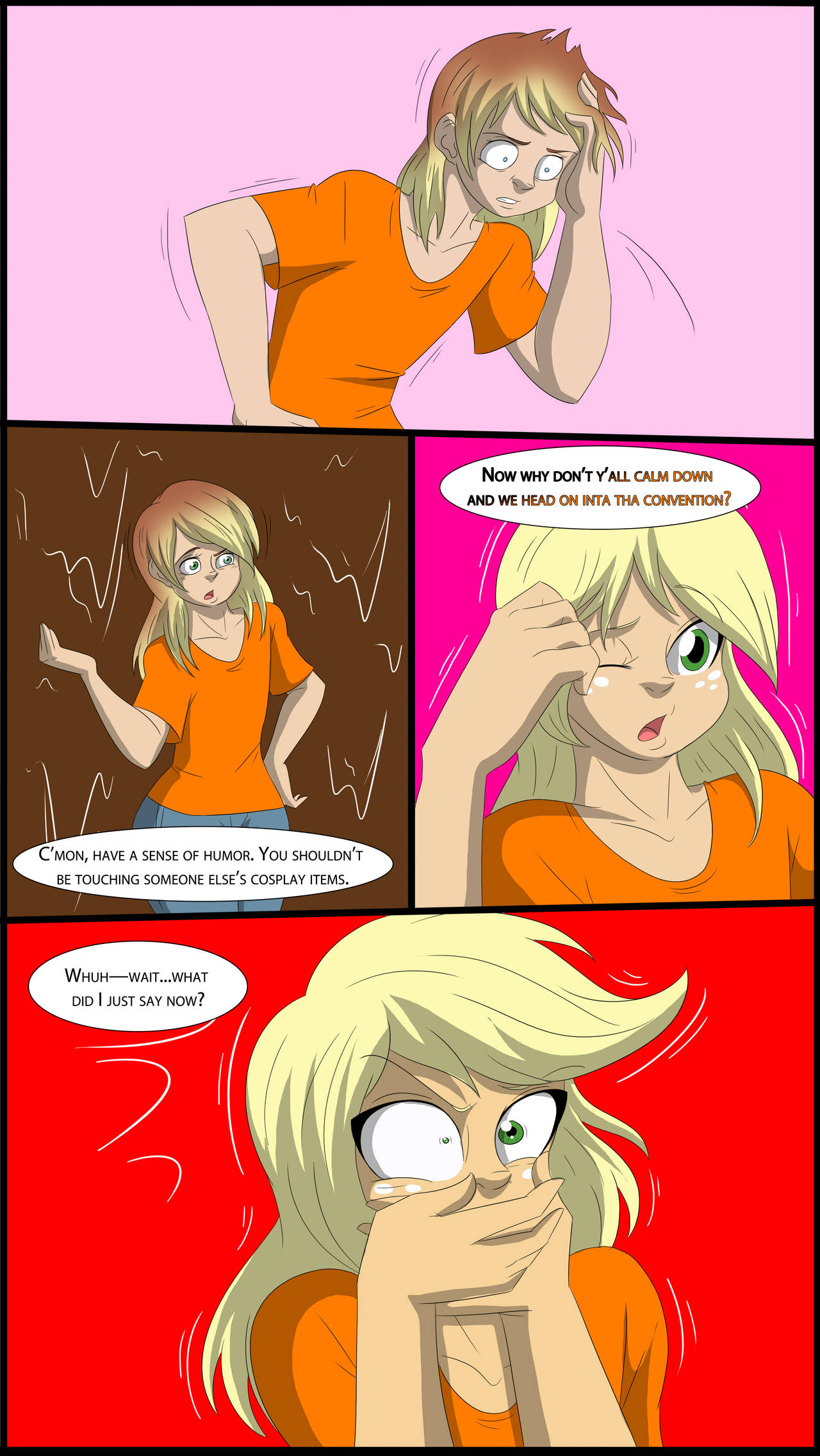 TFSubmissions - Mane Attraction MtF transformation comic page 11 full