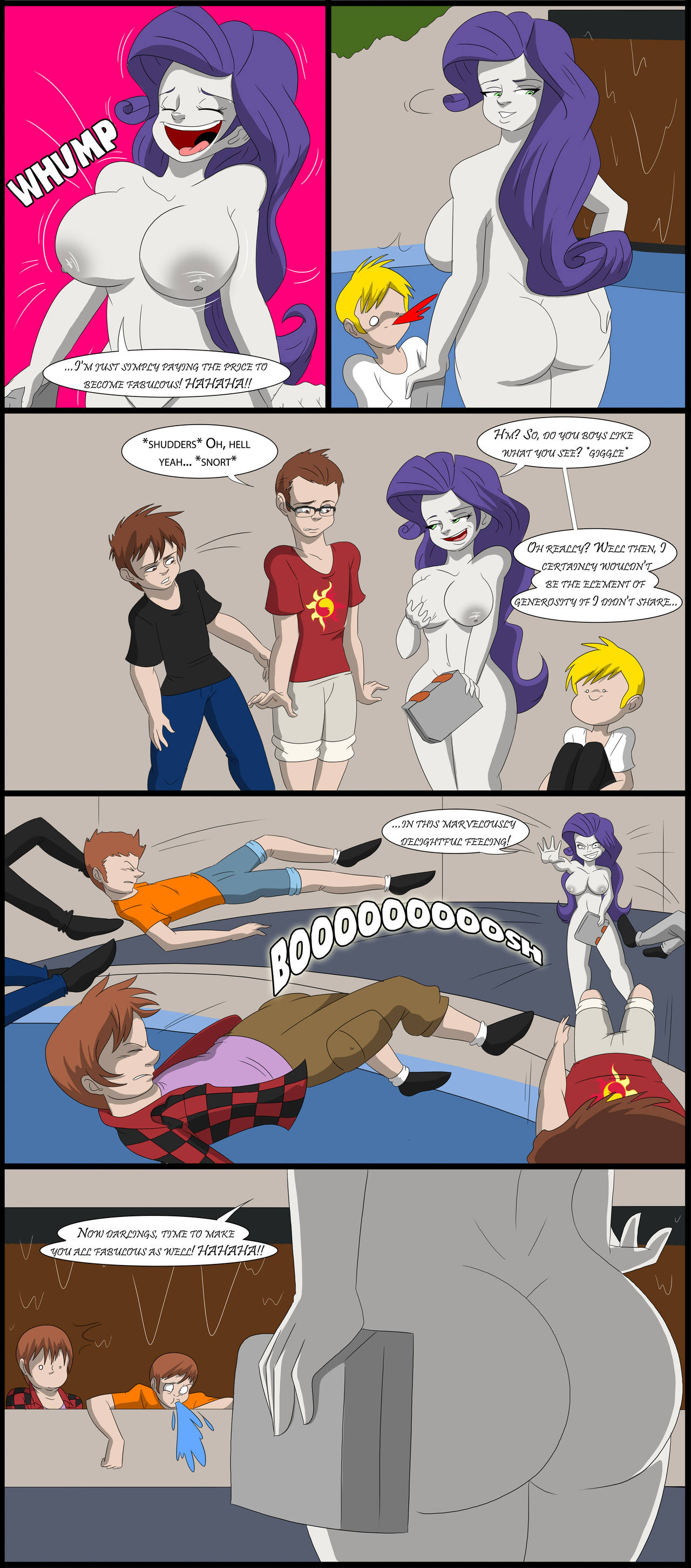 TFSubmissions - Mane Attraction MtF transformation comic page 5 full
