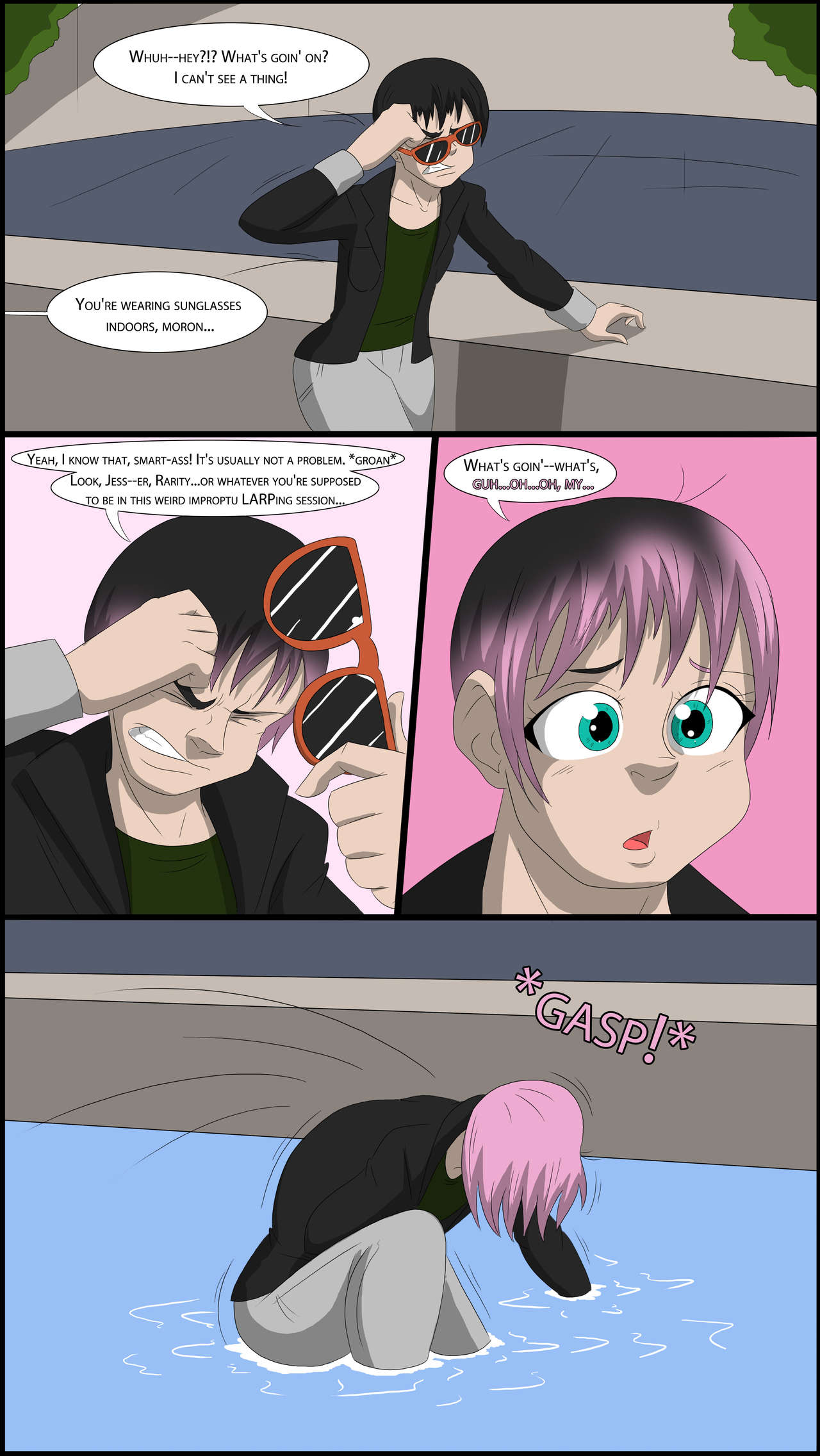 TFSubmissions - Mane Attraction MtF transformation comic page 7 full