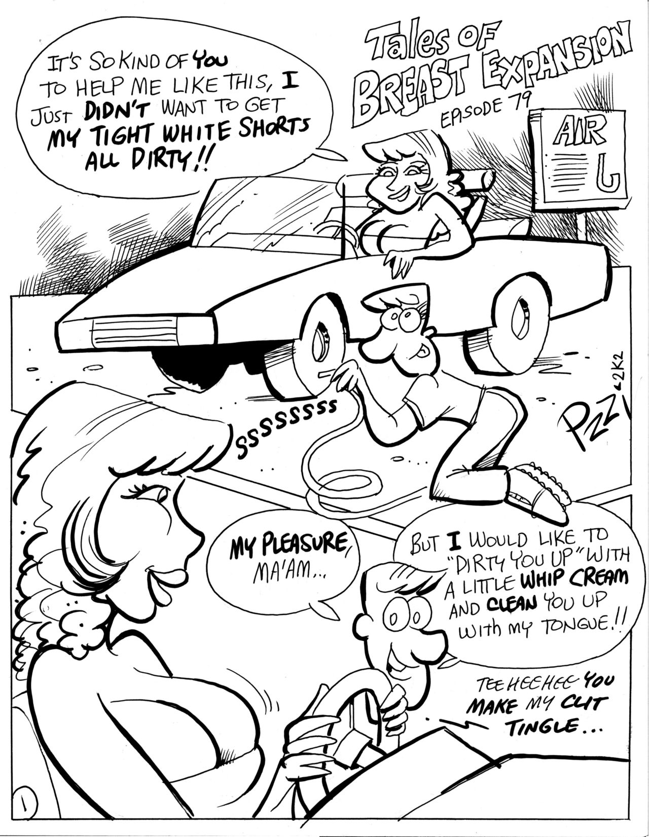 “Boob Revenge” 4 page  & “Tire Pump” 4 page page 5 full