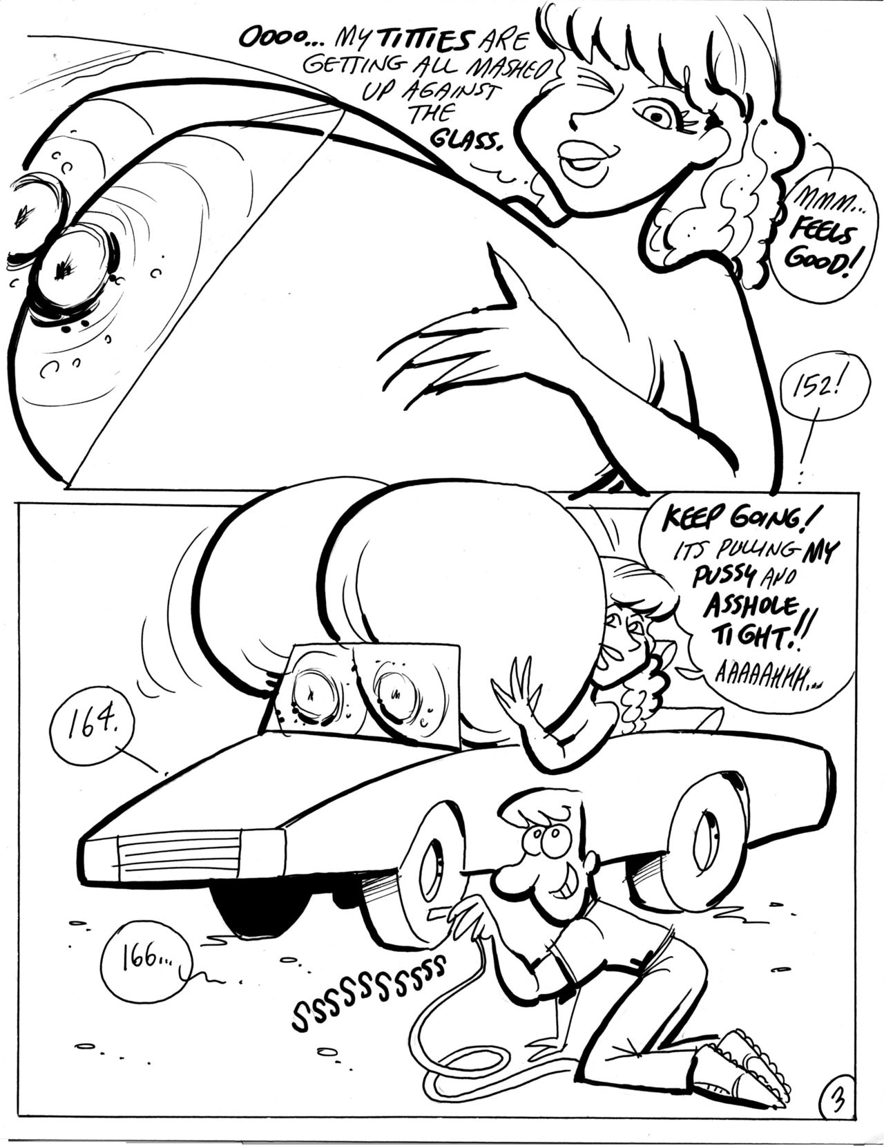 “Boob Revenge” 4 page  & “Tire Pump” 4 page page 7 full