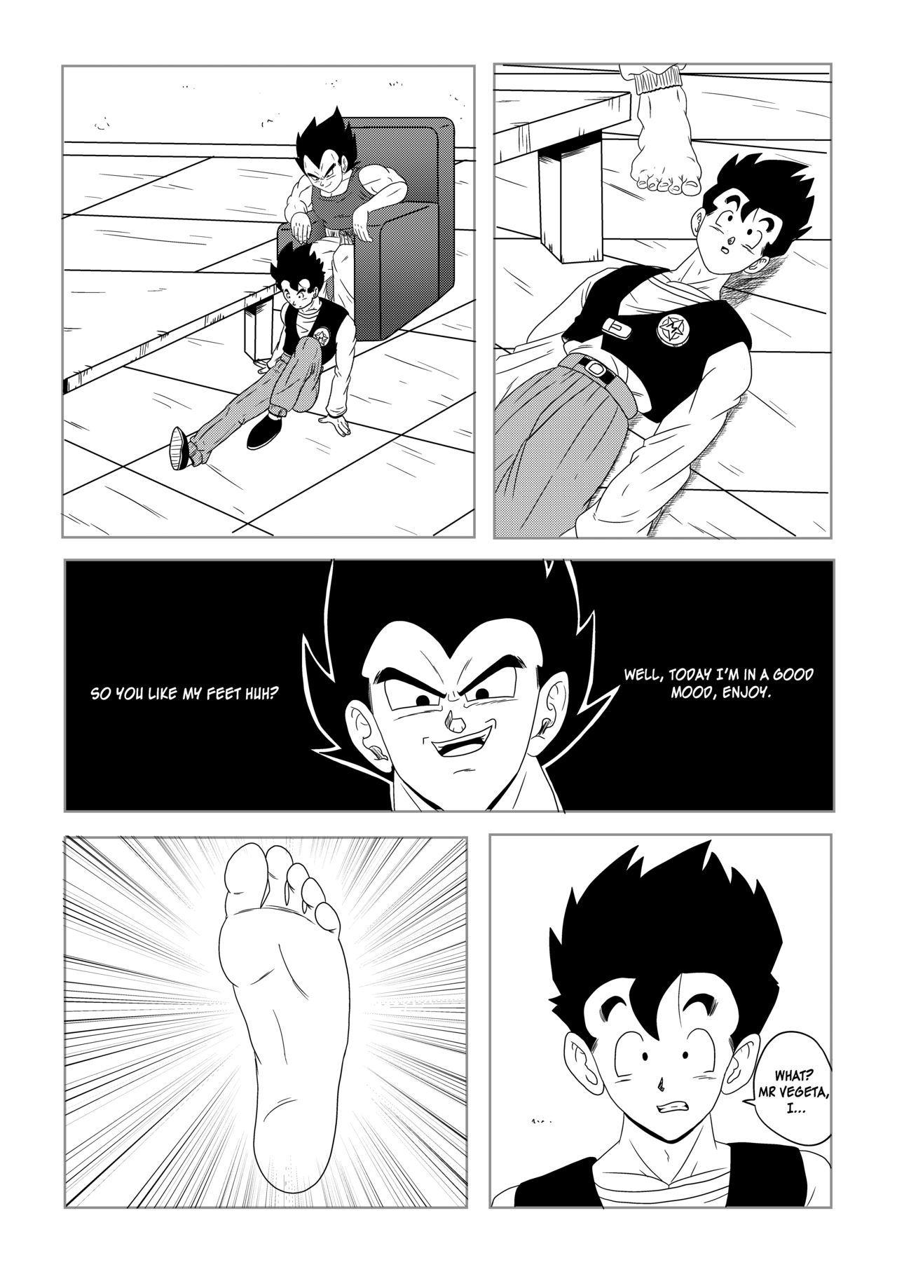 Vegeta: The paradise in his feet page 12 full