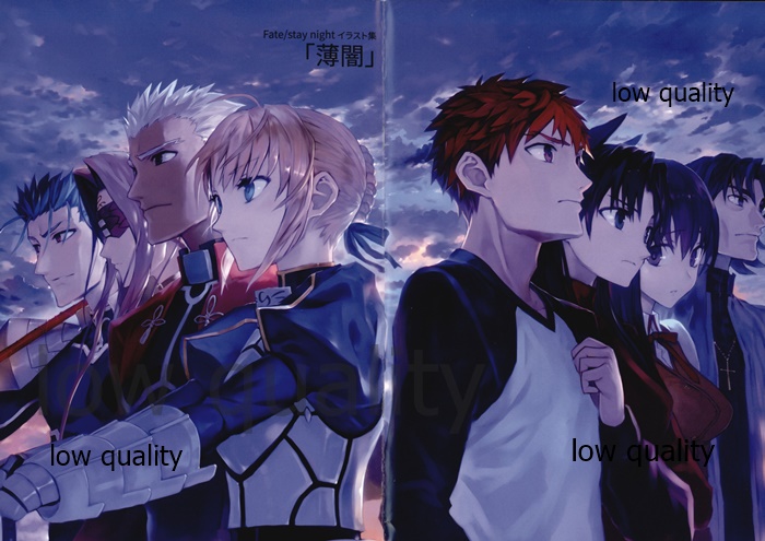 Fate/stay night Illust Shuu "Usuyami" page 2 full